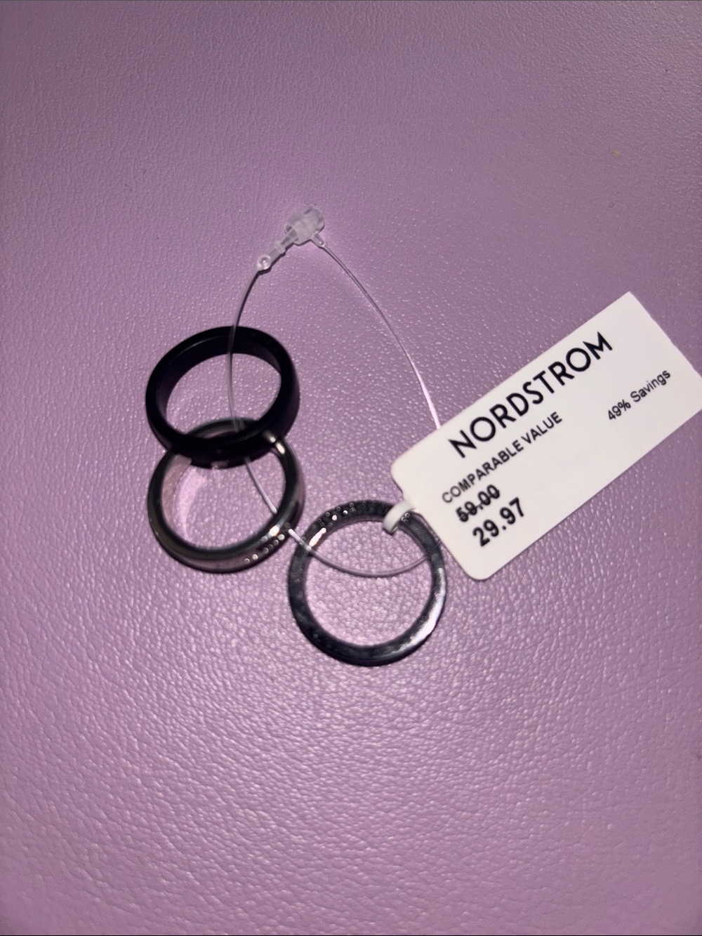 NWT Allsaints Stackable Rings Set - Picture 3 of 5